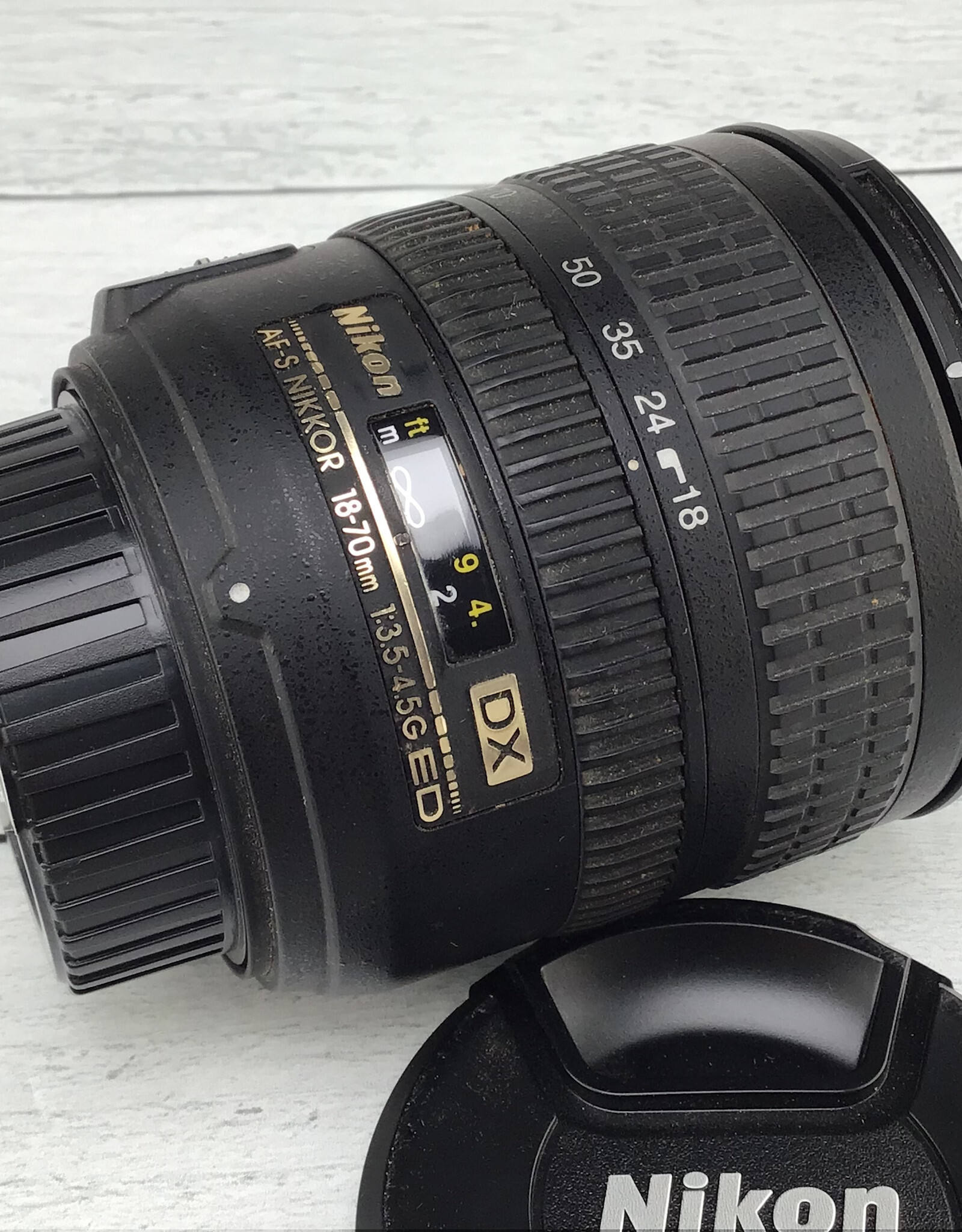 NIKON Nikon AF-S Nikkor 18-70mm f3.5-4.5 G DX Lens Used Fair