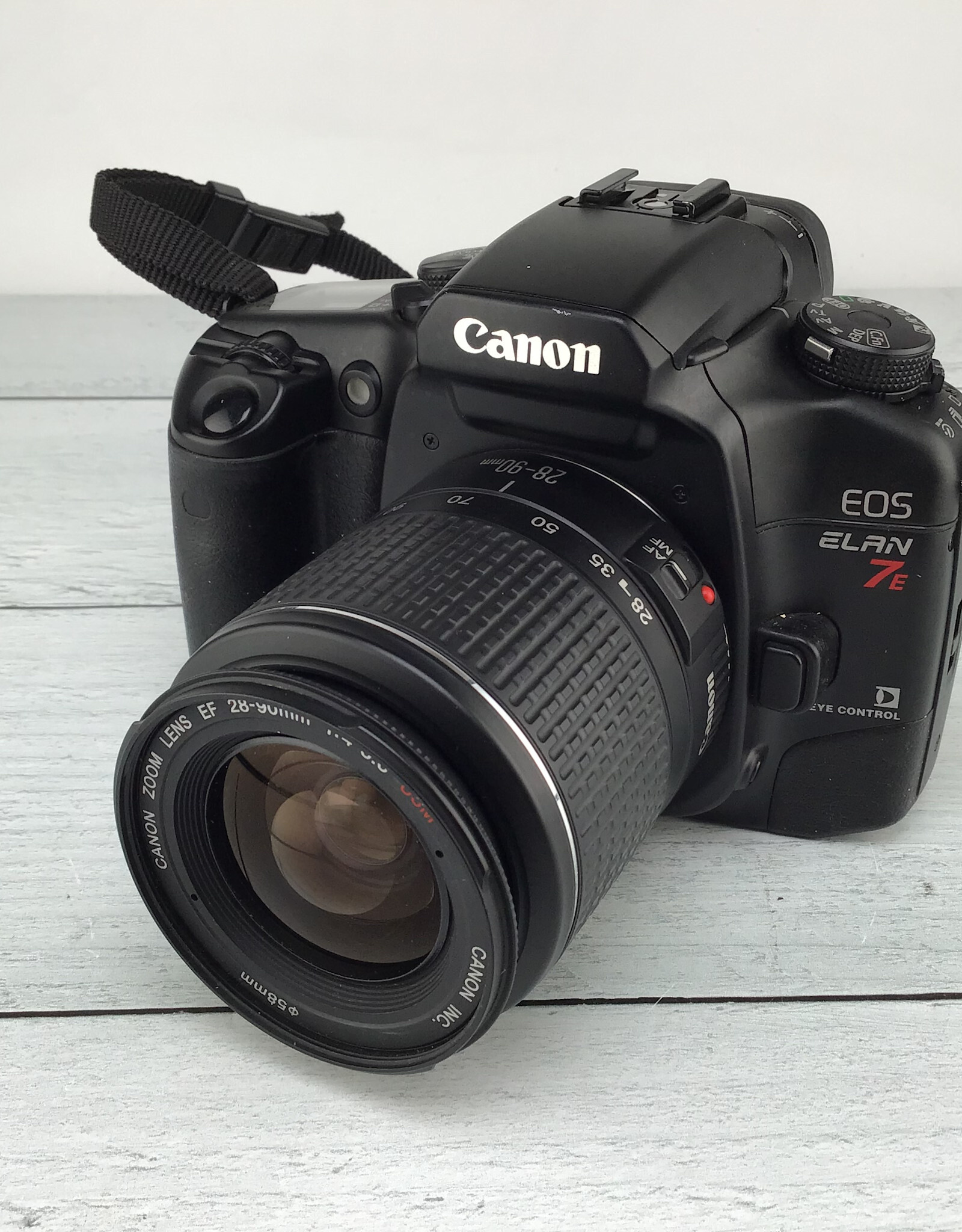 CANON Canon EOS Elan 7E Camera w/ 28-90mm Grip sticky Used Fair
