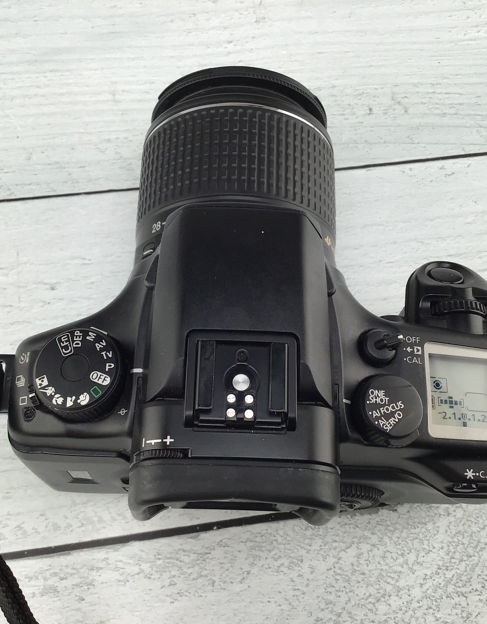 CANON Canon EOS Elan 7E Camera w/ 28-90mm Grip sticky Used Fair