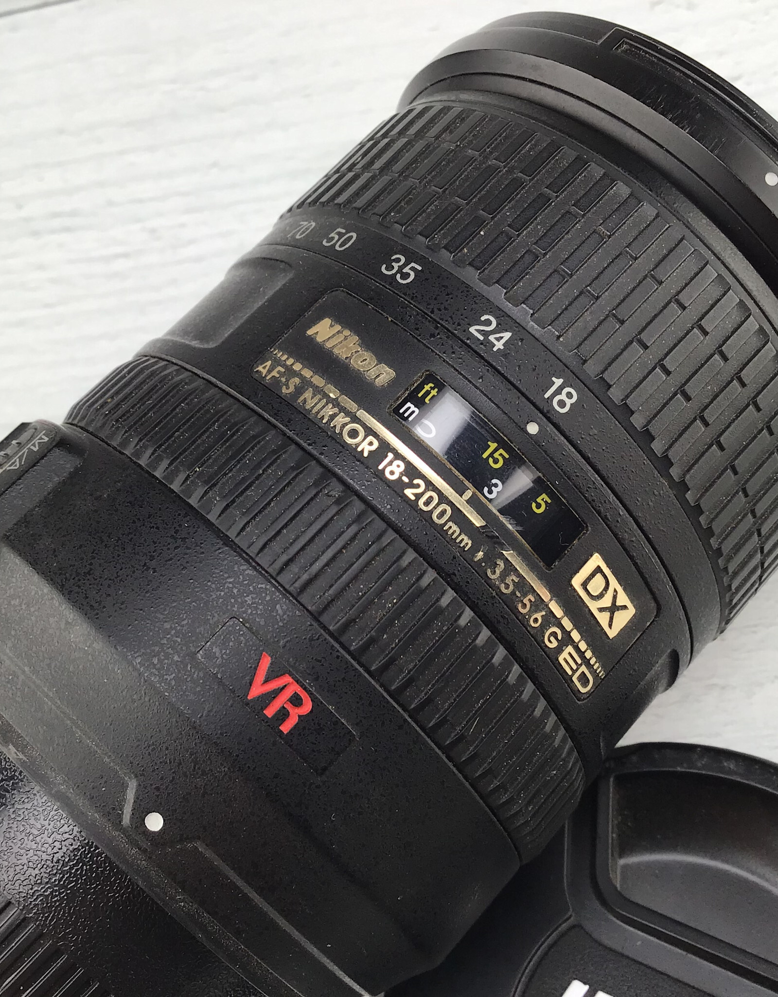 NIKON Nikon AF-S Nikkor 18-200mm f3.5-5.6 G VR DX Lens Used Fair