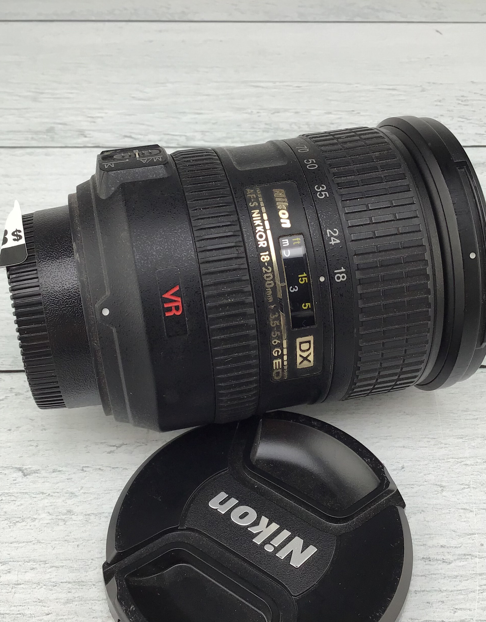 NIKON Nikon AF-S Nikkor 18-200mm f3.5-5.6 G VR DX Lens Used Fair
