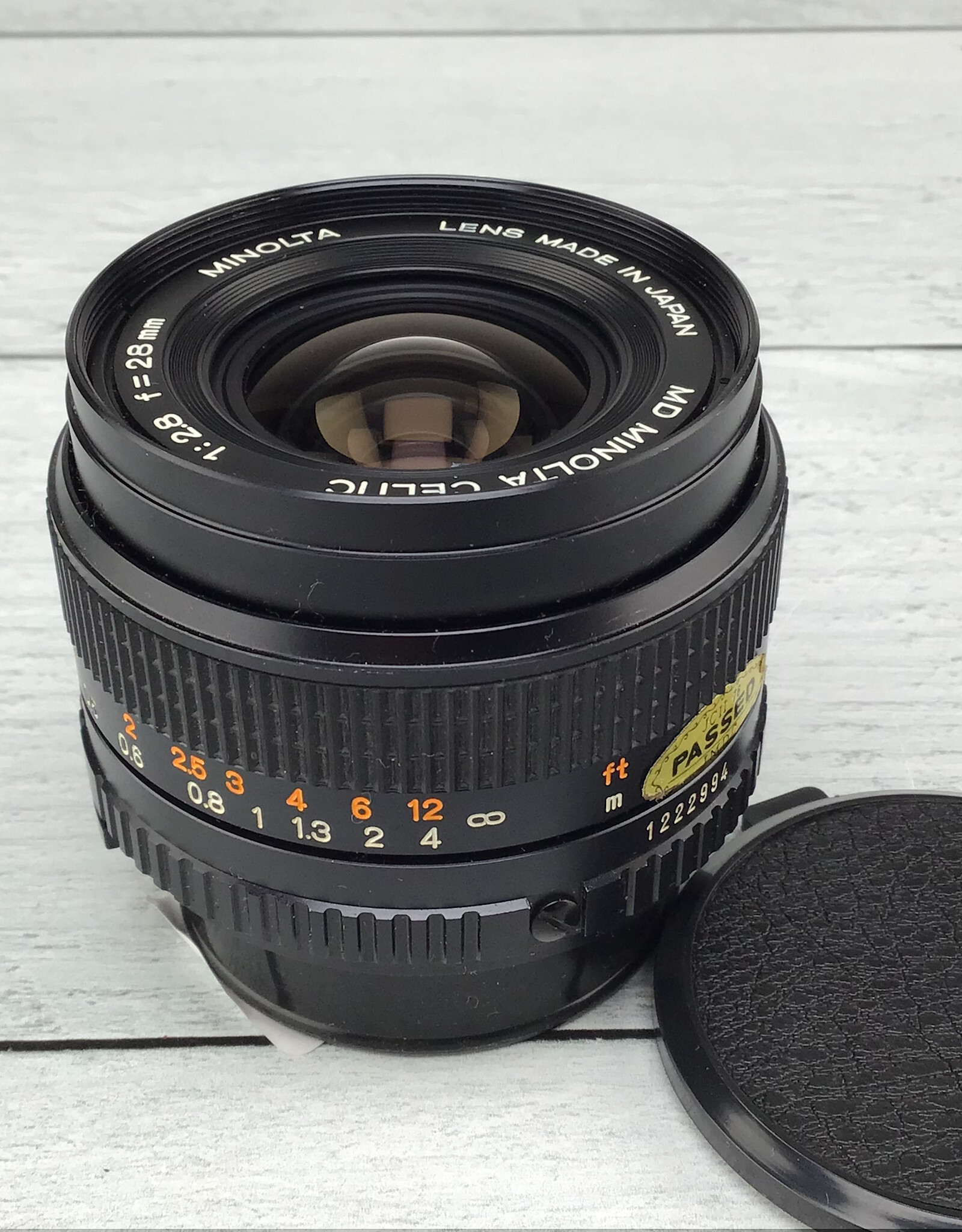 Minolta Minolta Celtic MD 28mm f2.8 Lens Used Good