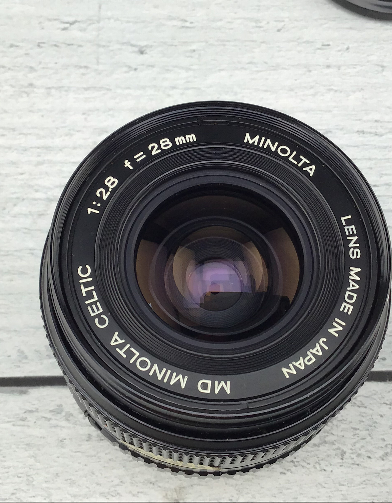 Minolta Minolta Celtic MD 28mm f2.8 Lens Used Good