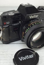 Vivitar Vivitar V50 Camera w/ 50mm f1.8 Used Fair