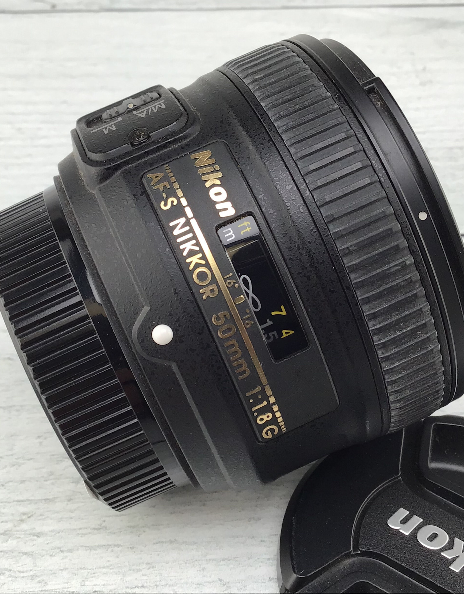NIKON Nikon AF-S Nikkor 50mm f1.8 G Lens Used Fair