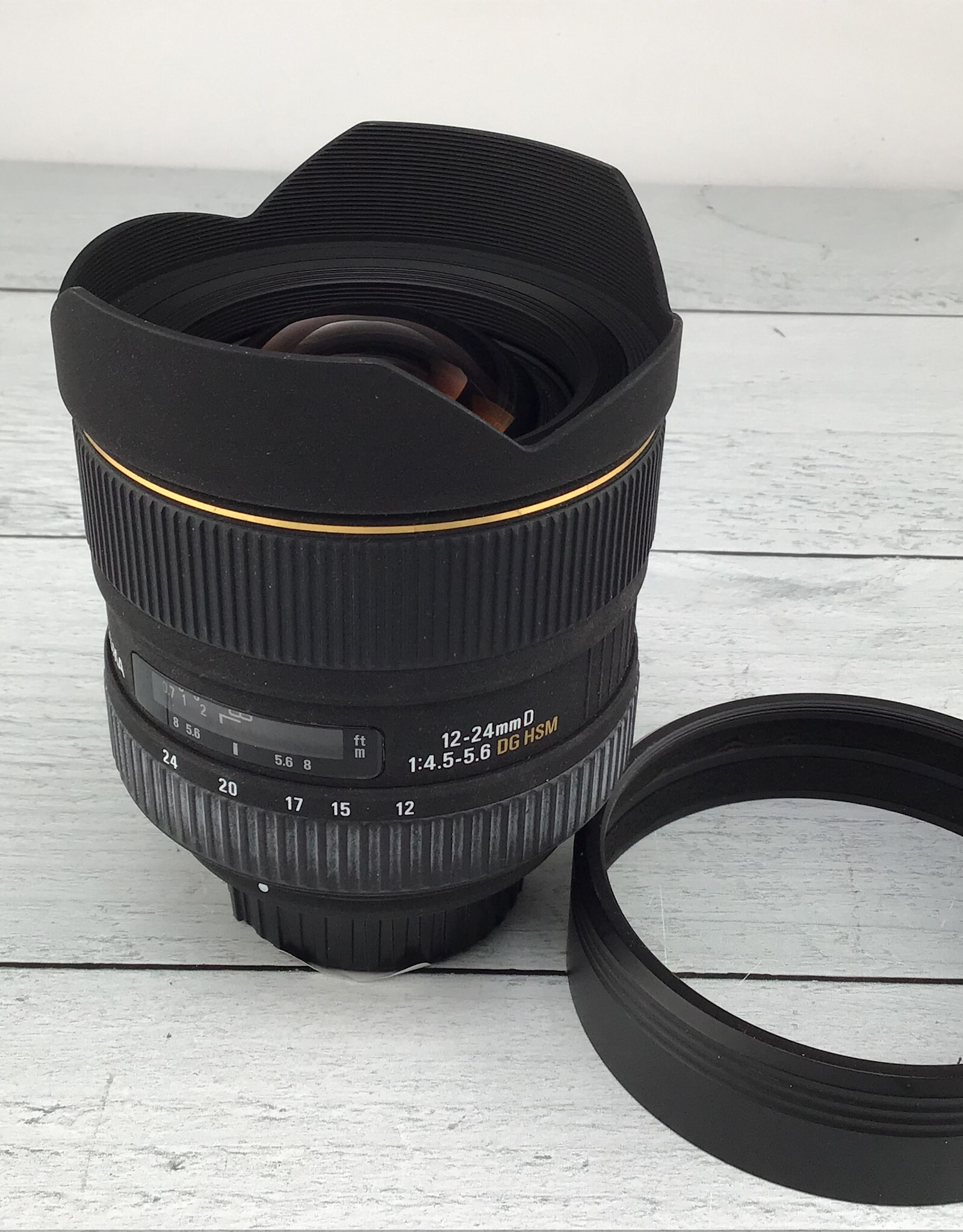 NIKON Sigma 12-24mm f4.5-5.6 DG HSM Lens for Nikon Used Fair
