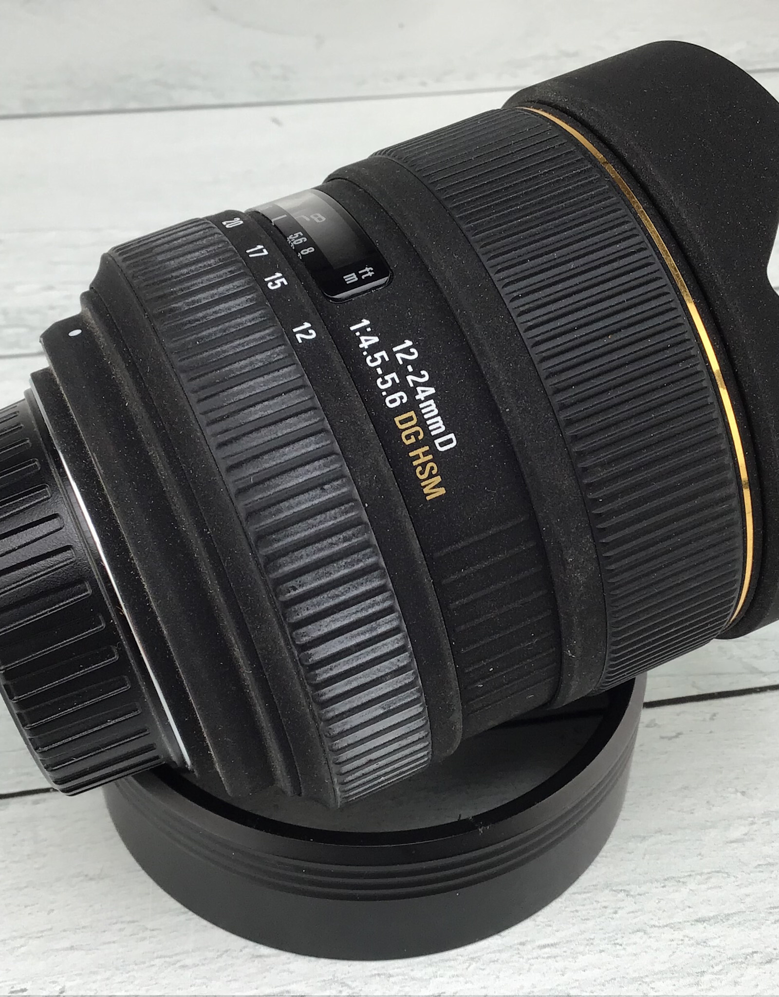 NIKON Sigma 12-24mm f4.5-5.6 DG HSM Lens for Nikon Used Fair