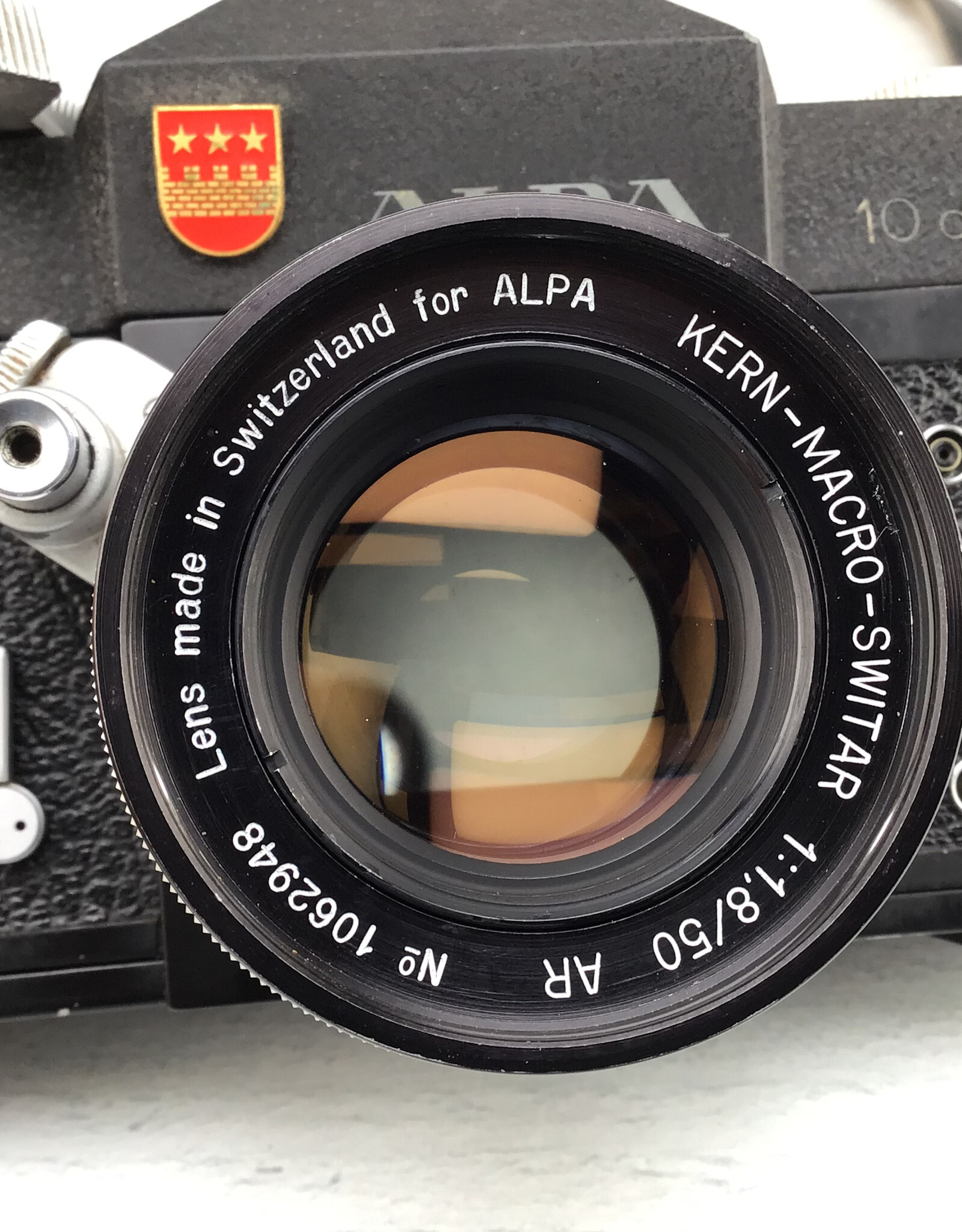 Alpa Alpa 10D Black Camera w/ Kern Macro Switar 50mm f1.8 Used Good
