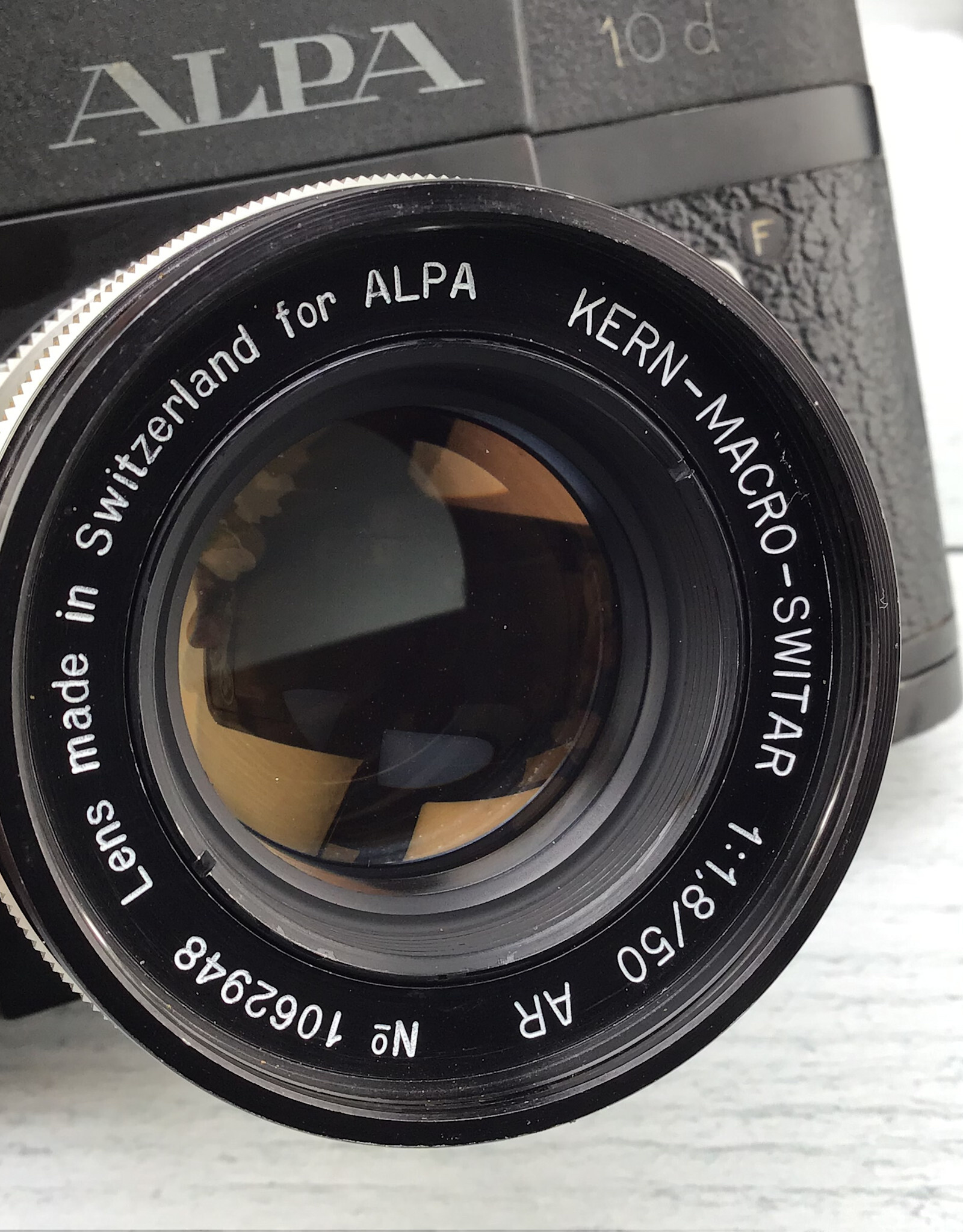 Alpa Alpa 10D Black Camera w/ Kern Macro Switar 50mm f1.8 Used Good
