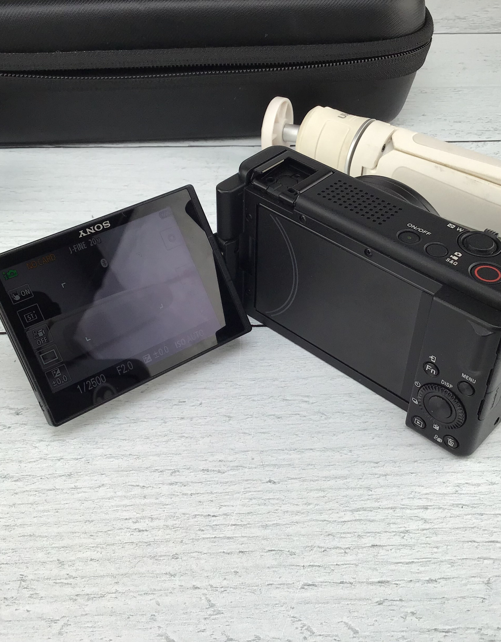 SONY Sony ZV-1F Camera in Case w/ Accessories Used Good