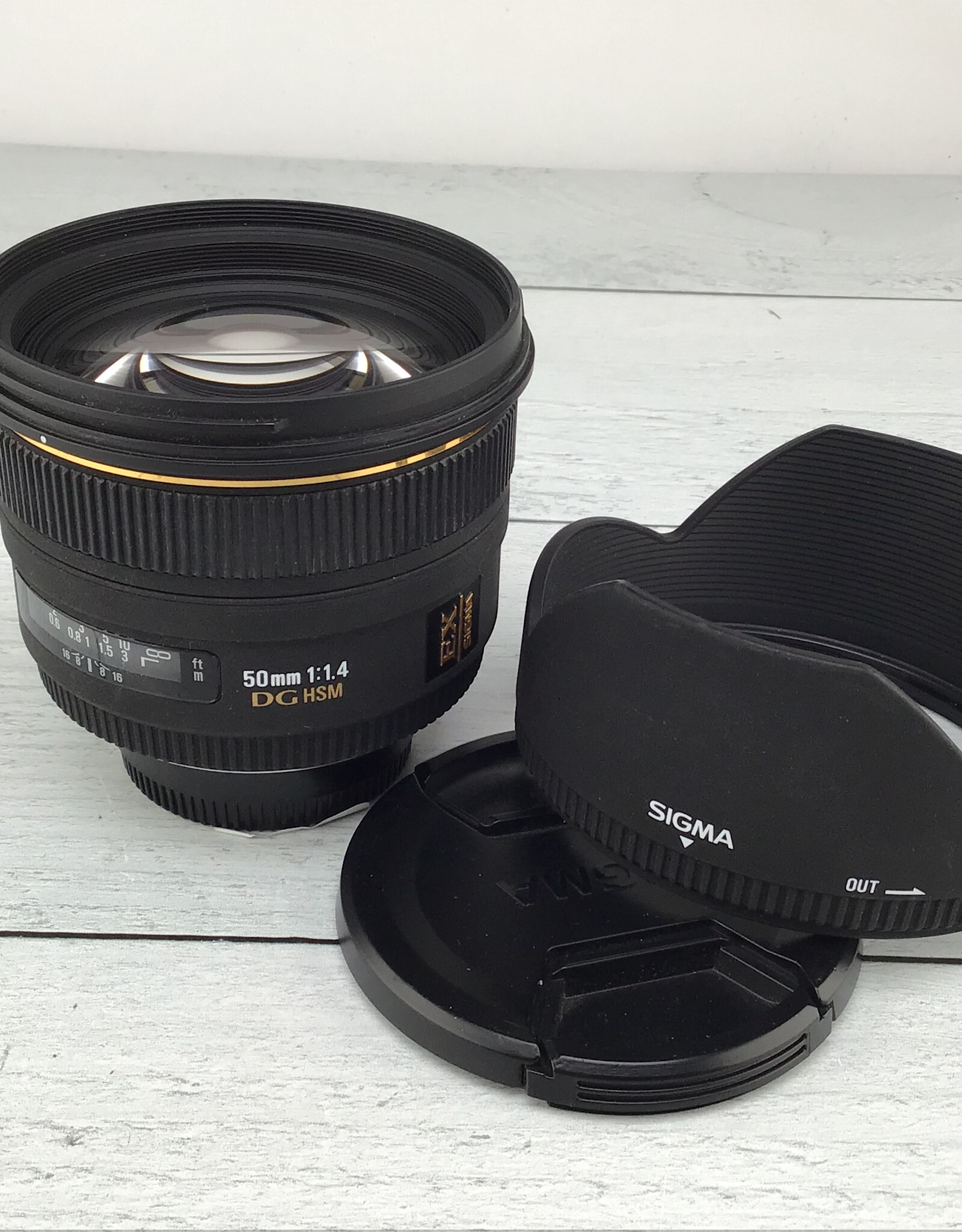 NIKON Sigma 50mm F1.4 DG HSM EX Lens for Nikon F Used Good