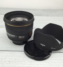 NIKON Sigma 50mm F1.4 DG HSM EX Lens for Nikon F Used Good