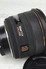 NIKON Sigma 50mm F1.4 DG HSM EX Lens for Nikon F Used Good