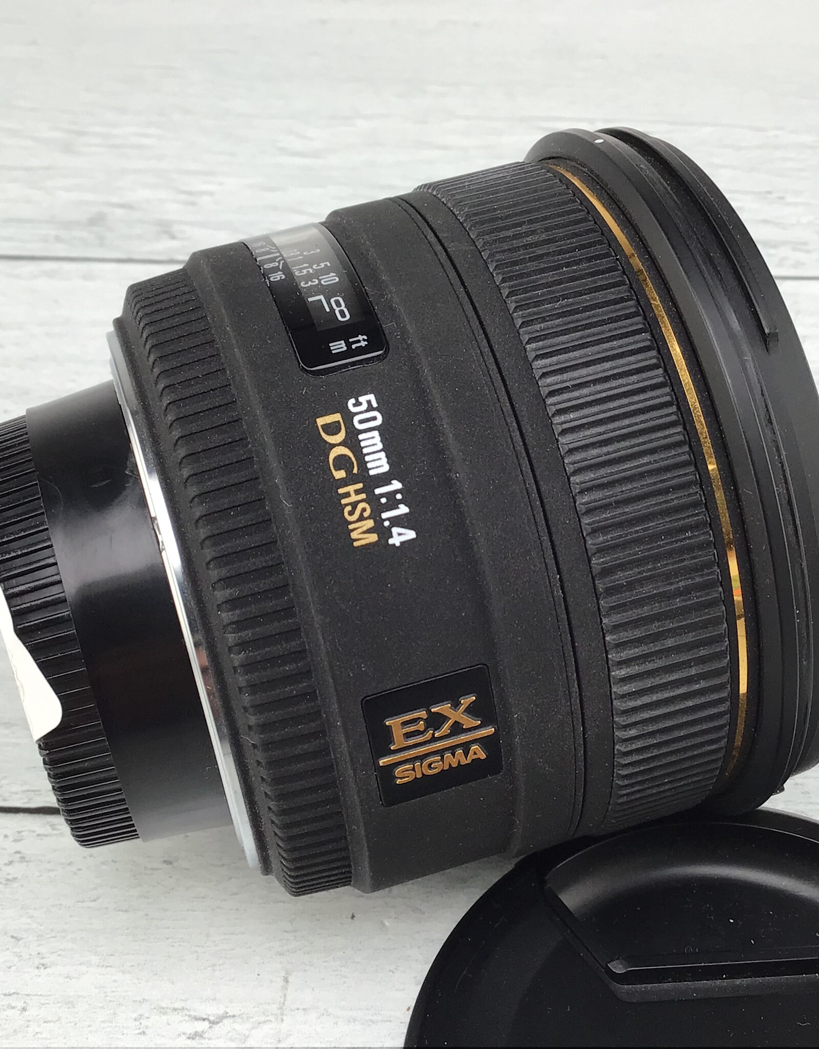 NIKON Sigma 50mm F1.4 DG HSM EX Lens for Nikon F Used Good