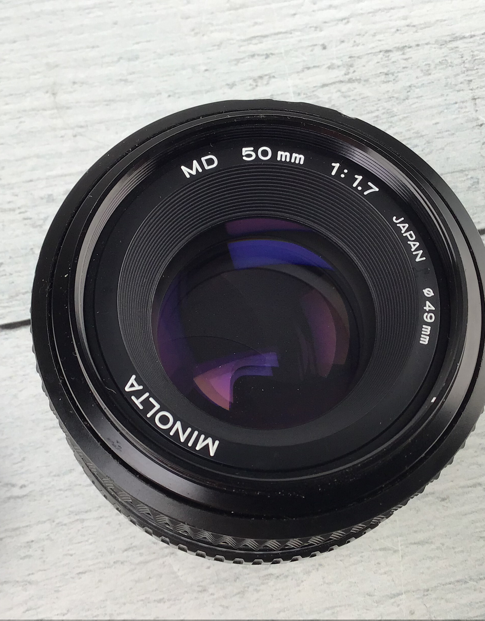 Minolta Minolta MD 50mm f1.7 Lens Used Good
