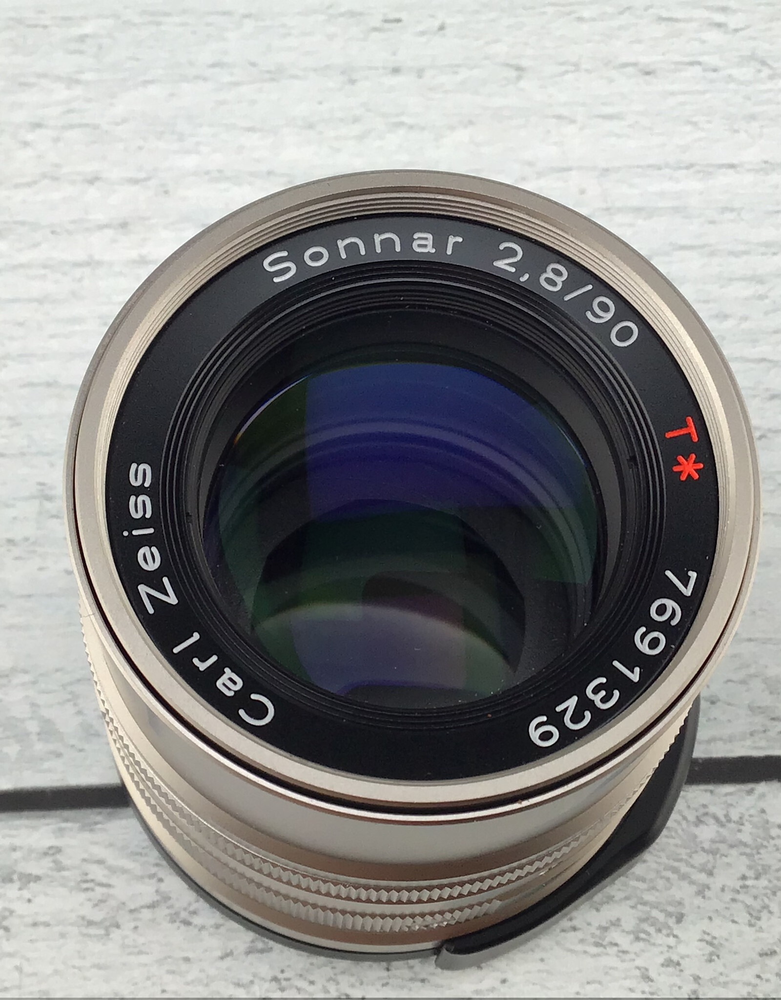 Contax Zeiss Sonnar 90mm f2.8 T* Lens for Contax G No Caps Used Good