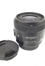 SIGMA Sigma Art 30mm f1.4 DC Lens for Canon Used Good