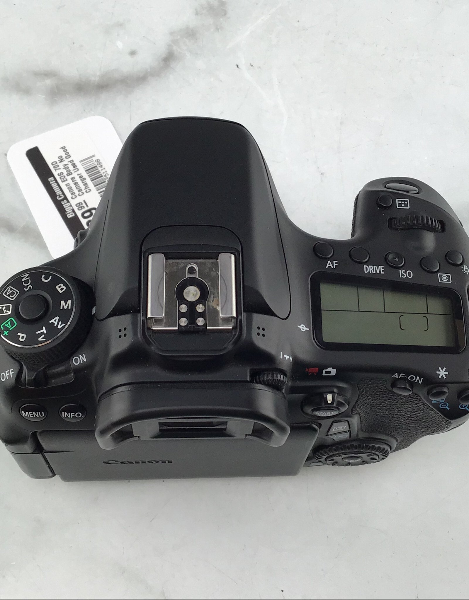 CANON Canon EOS 70D Camera Body No Charger Used Good