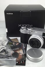 FUJI Fuji X100VI Camera Silver in Box Used EX