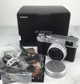 FUJI Fuji X100VI Camera Silver in Box Used EX
