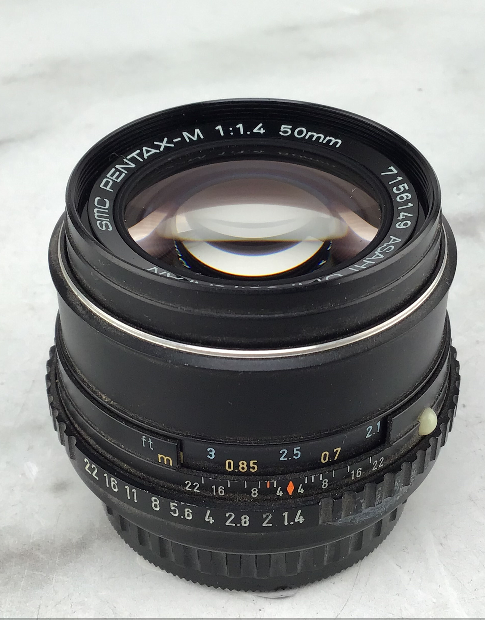 Pentax Pentax M 50mm f1.4 Lens No Rubber Used BGN