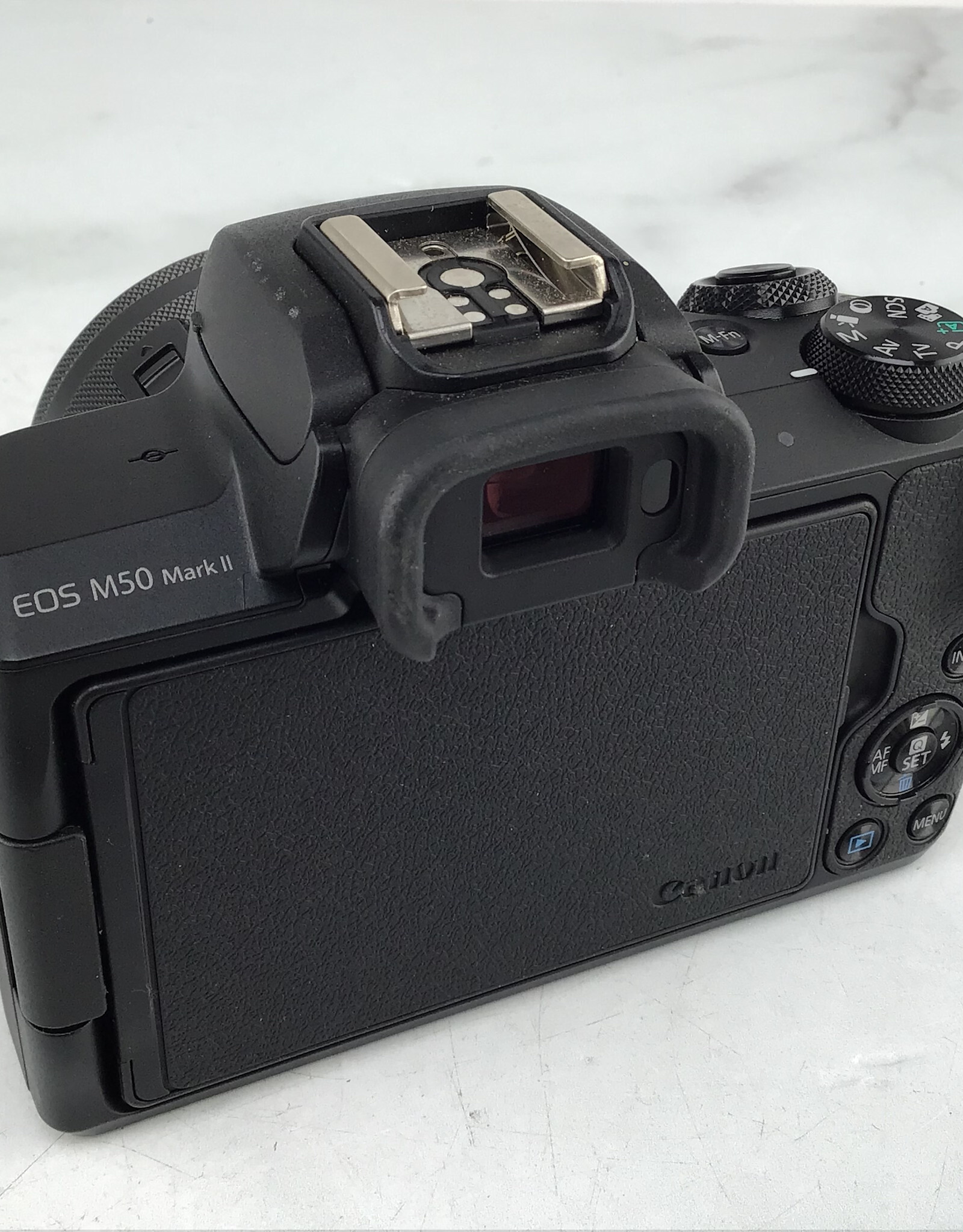 CANON Canon EOS M50 Mark II Camera w/ 15-45mm No Charger Used Good