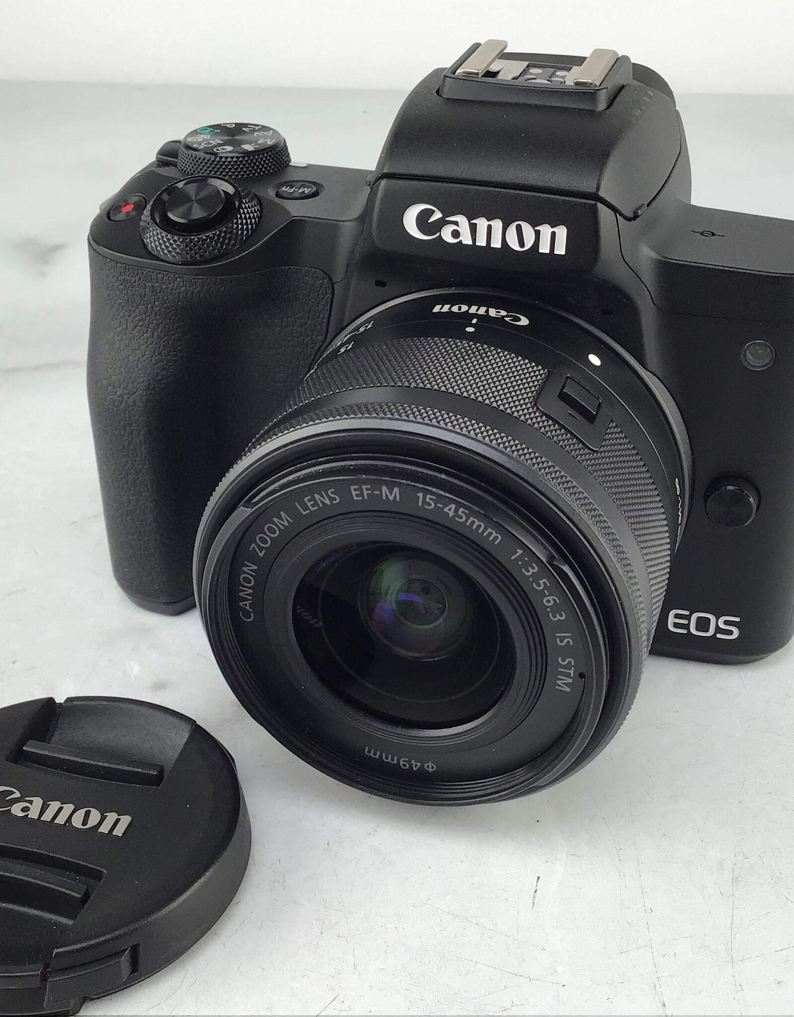 CANON Canon EOS M50 Mark II Camera w/ 15-45mm No Charger Used Good