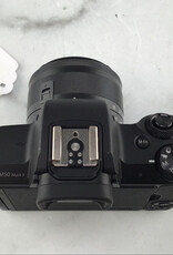 CANON Canon EOS M50 Mark II Camera w/ 15-45mm No Charger Used Good