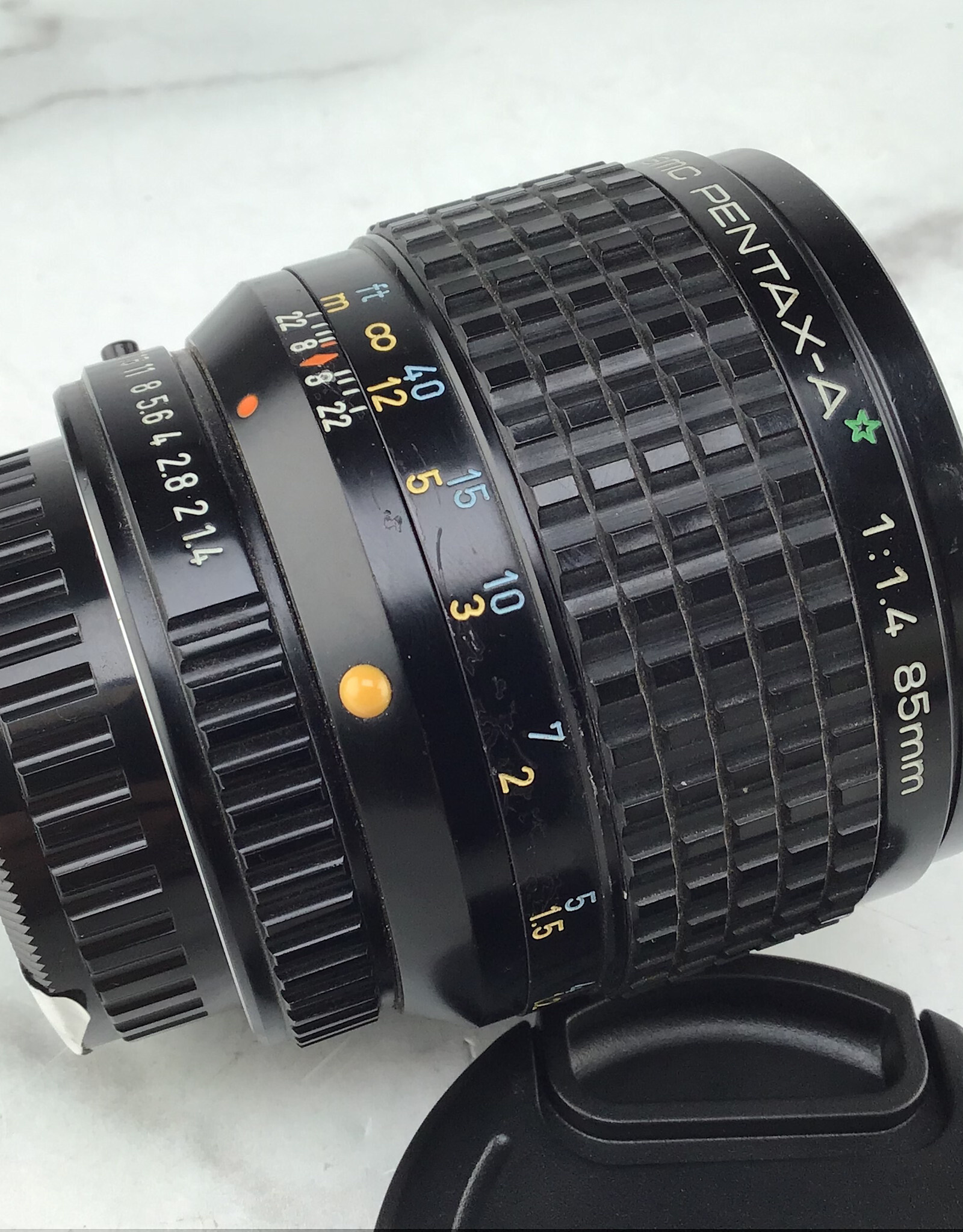 Pentax Pentax A SMC 85mm f1.4 Green Star Lens Used Fair