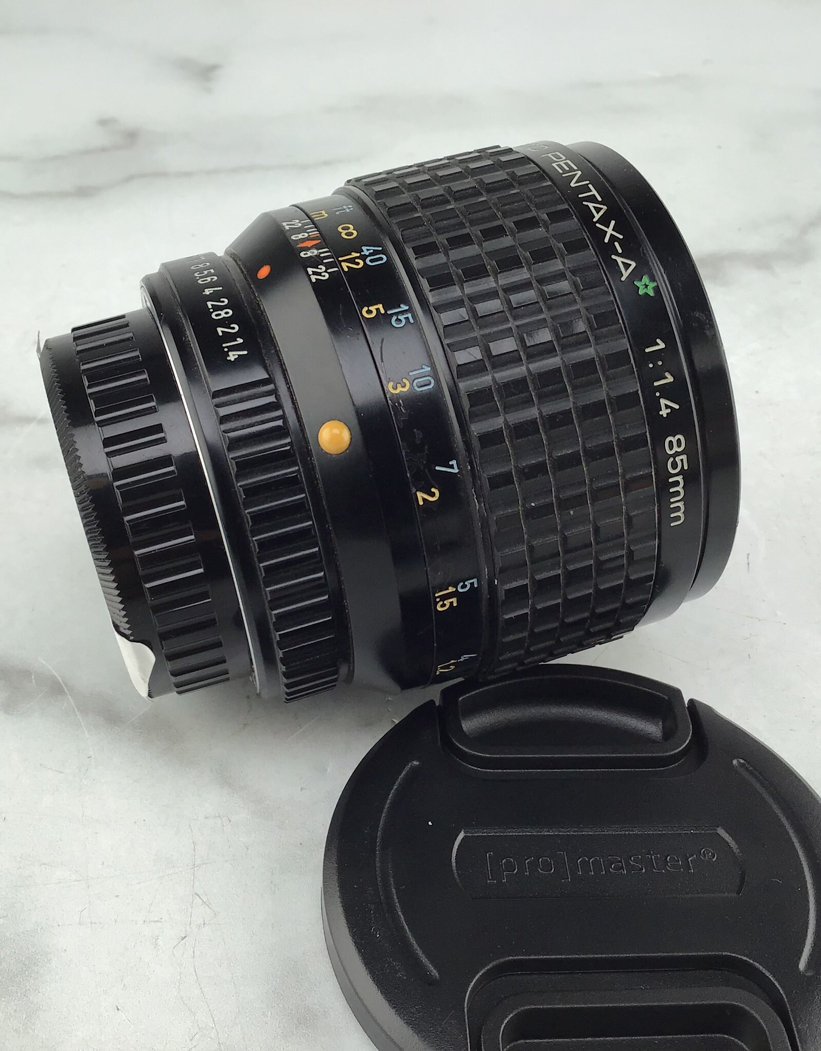 Pentax Pentax A SMC 85mm f1.4 Green Star Lens Used Fair