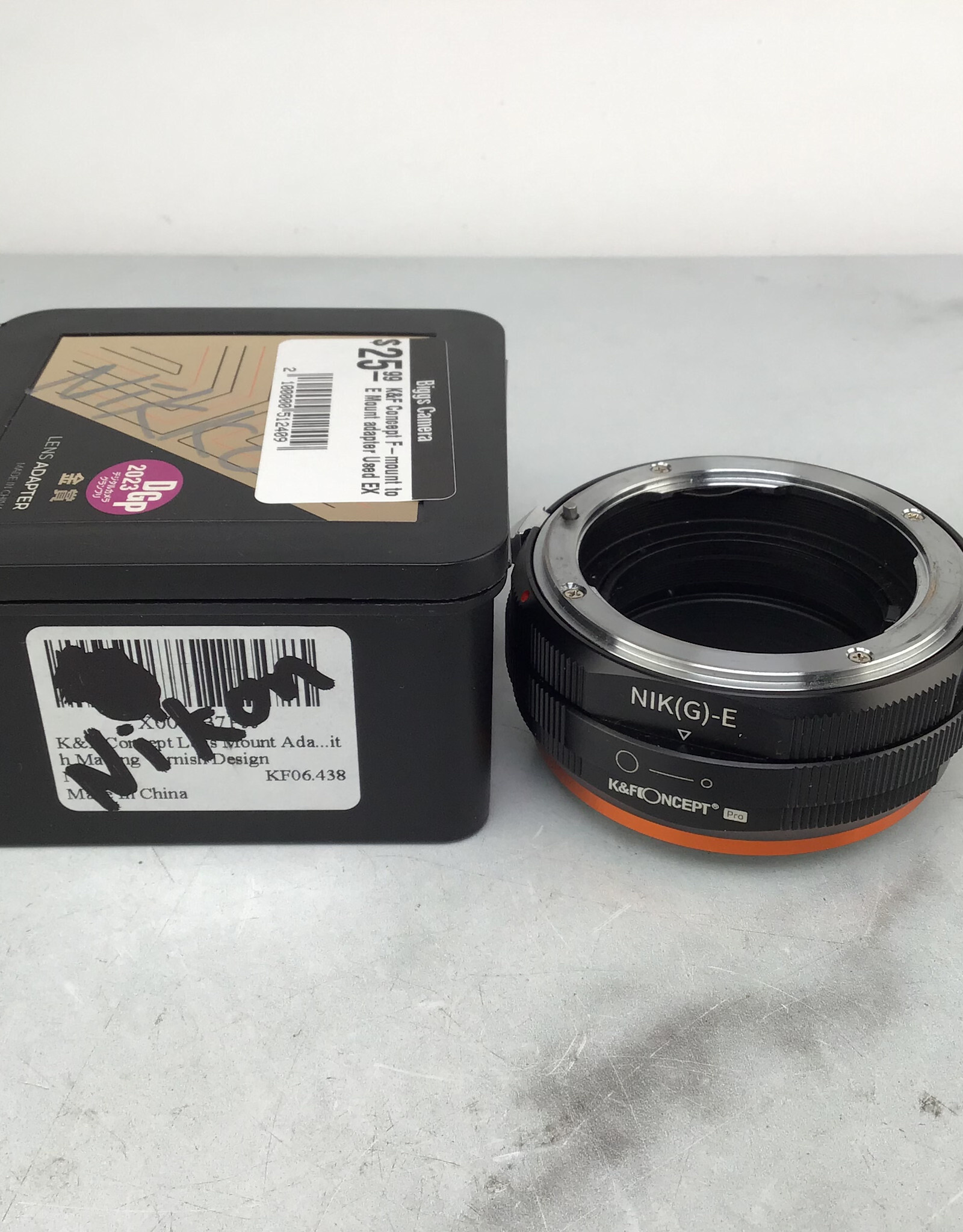 k&F K&F Concept F-mount to E Mount adapter Used EX