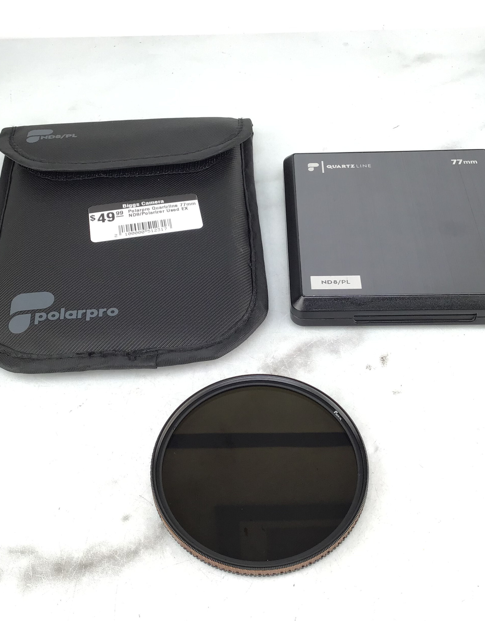 Polarpro Polarpro Quartzline 77mm ND8/Polarizer Used EX