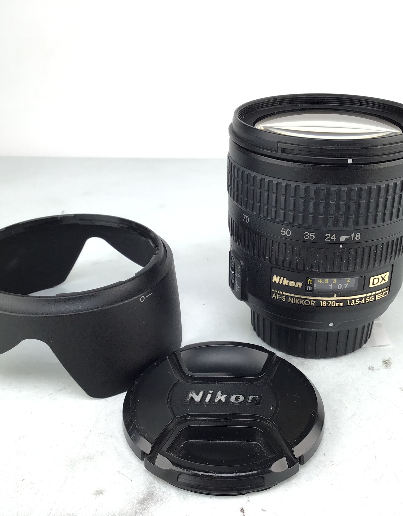 NIKON Nikon AF-S Nikkor 18-70mm f3.5-4.5 G DX Lens Used Good