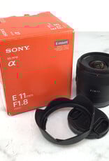 SONY Sony E 11mm f1.8 Lens in Box Used Good