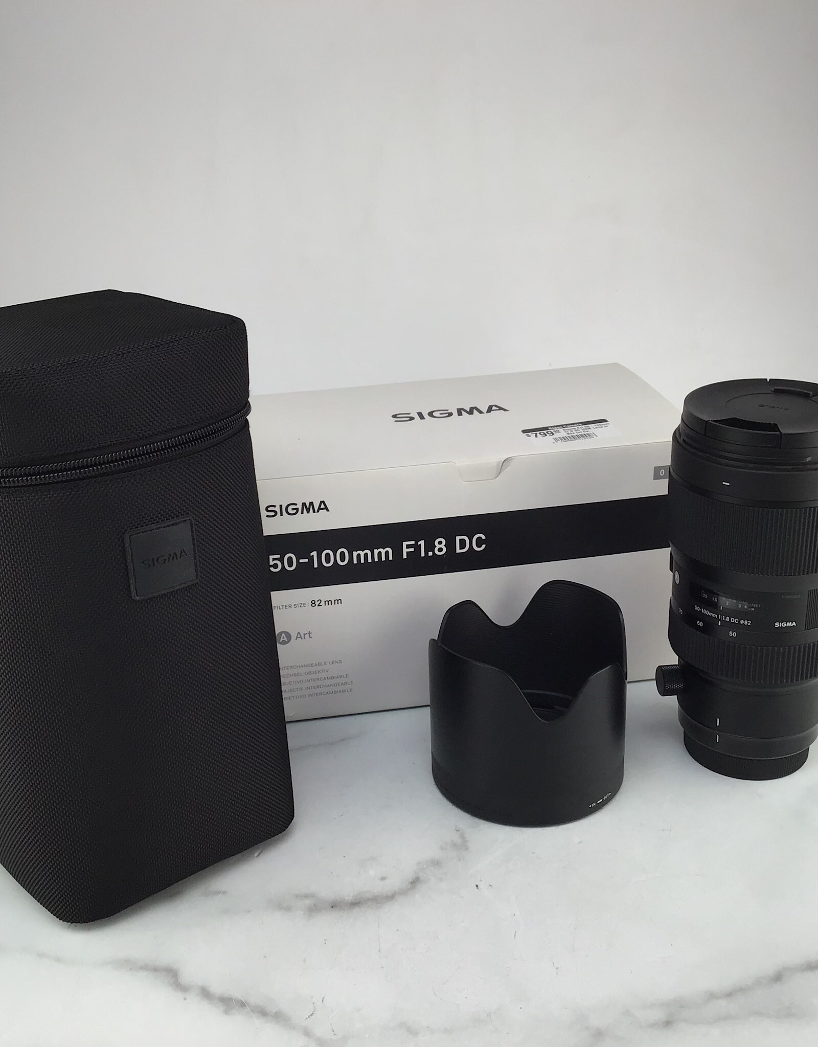 SIGMA Sigma Art 50-100mm f1.8 DC HSM Lens in Box for Canon Used EX