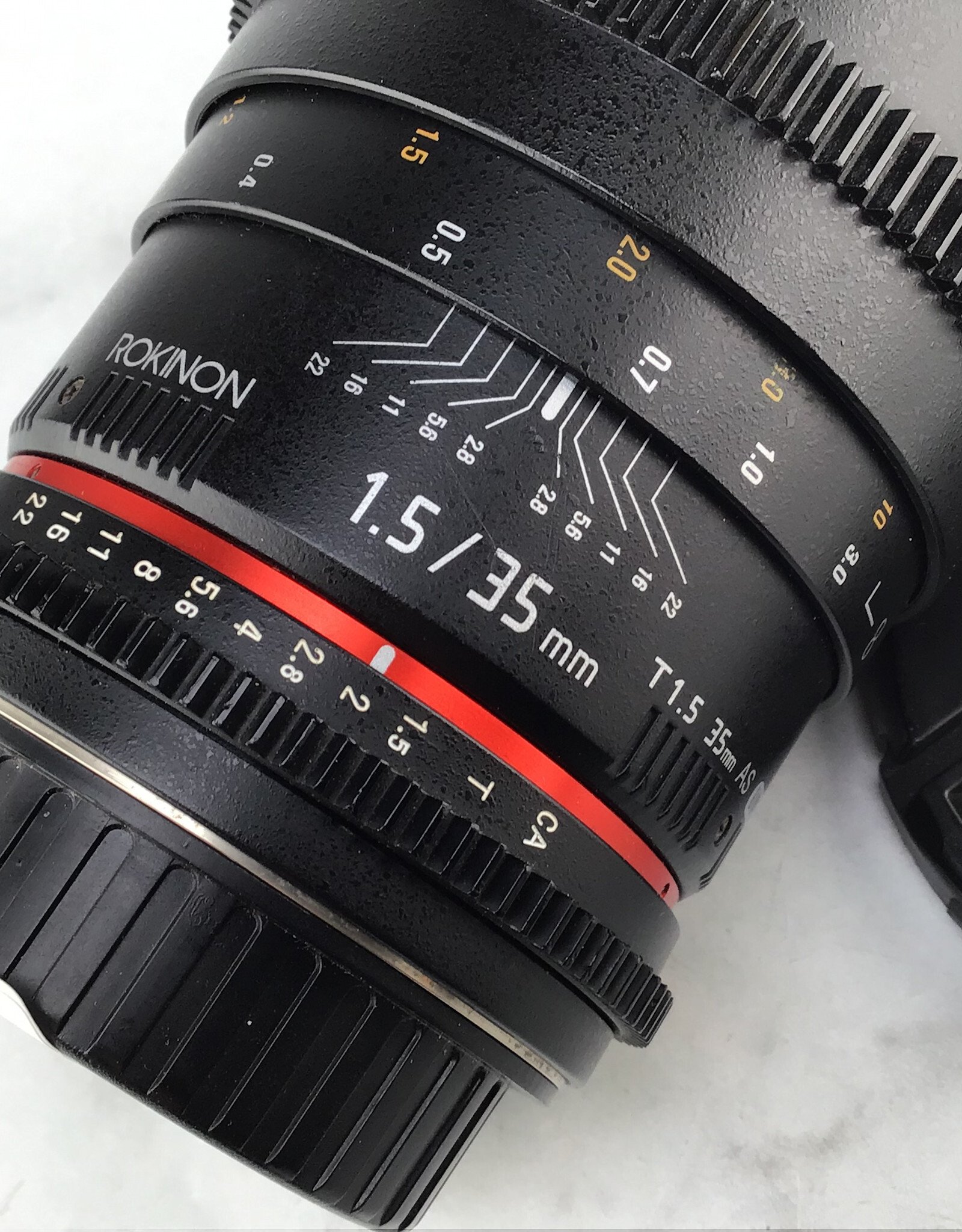 ROKINON Rokinon 35mm T1.5 Cinema Lens for Canon EF Used Fair