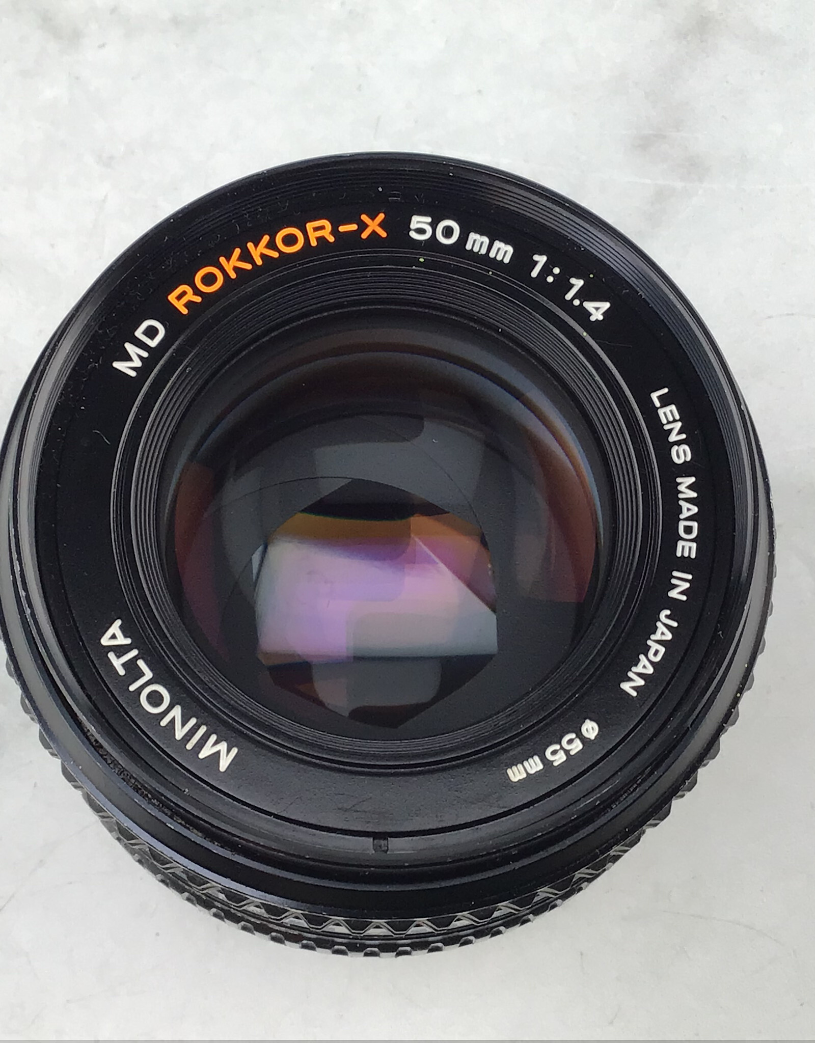 Minolta Minolta MD Rokkor X 50mm f1.4 Lens Used Good