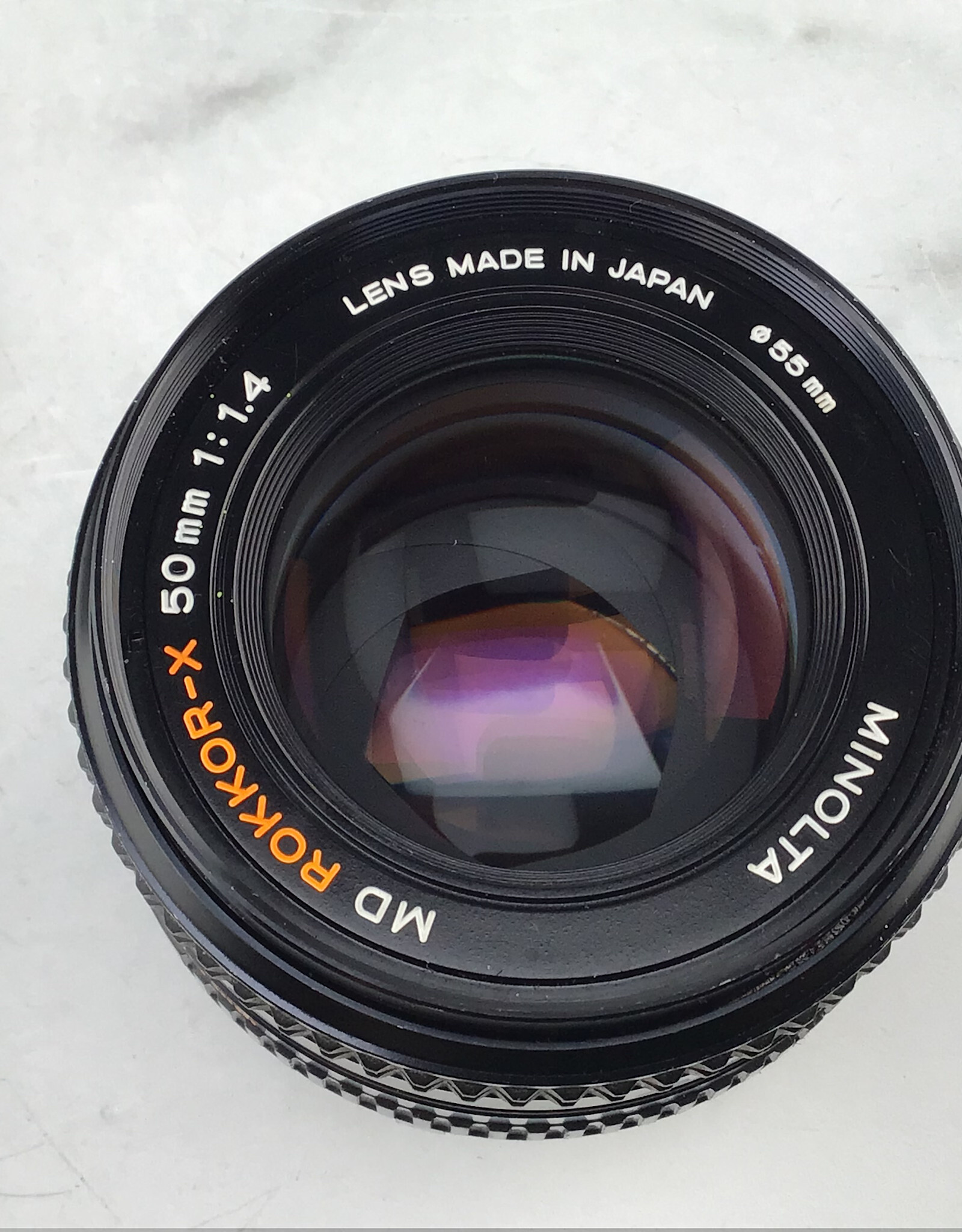 Minolta Minolta MD Rokkor X 50mm f1.4 Lens Used Good