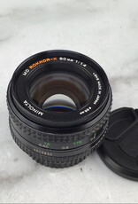Minolta Minolta MD Rokkor X 50mm f1.4 Lens Used Good