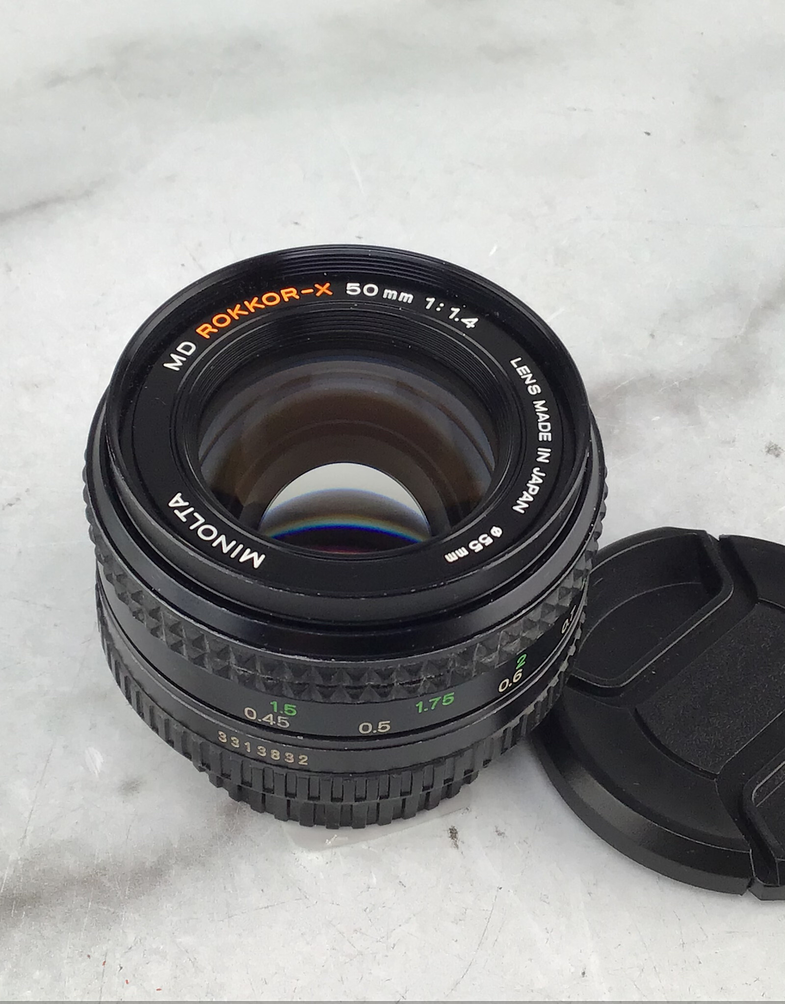 Minolta Minolta MD Rokkor X 50mm f1.4 Lens Used Good