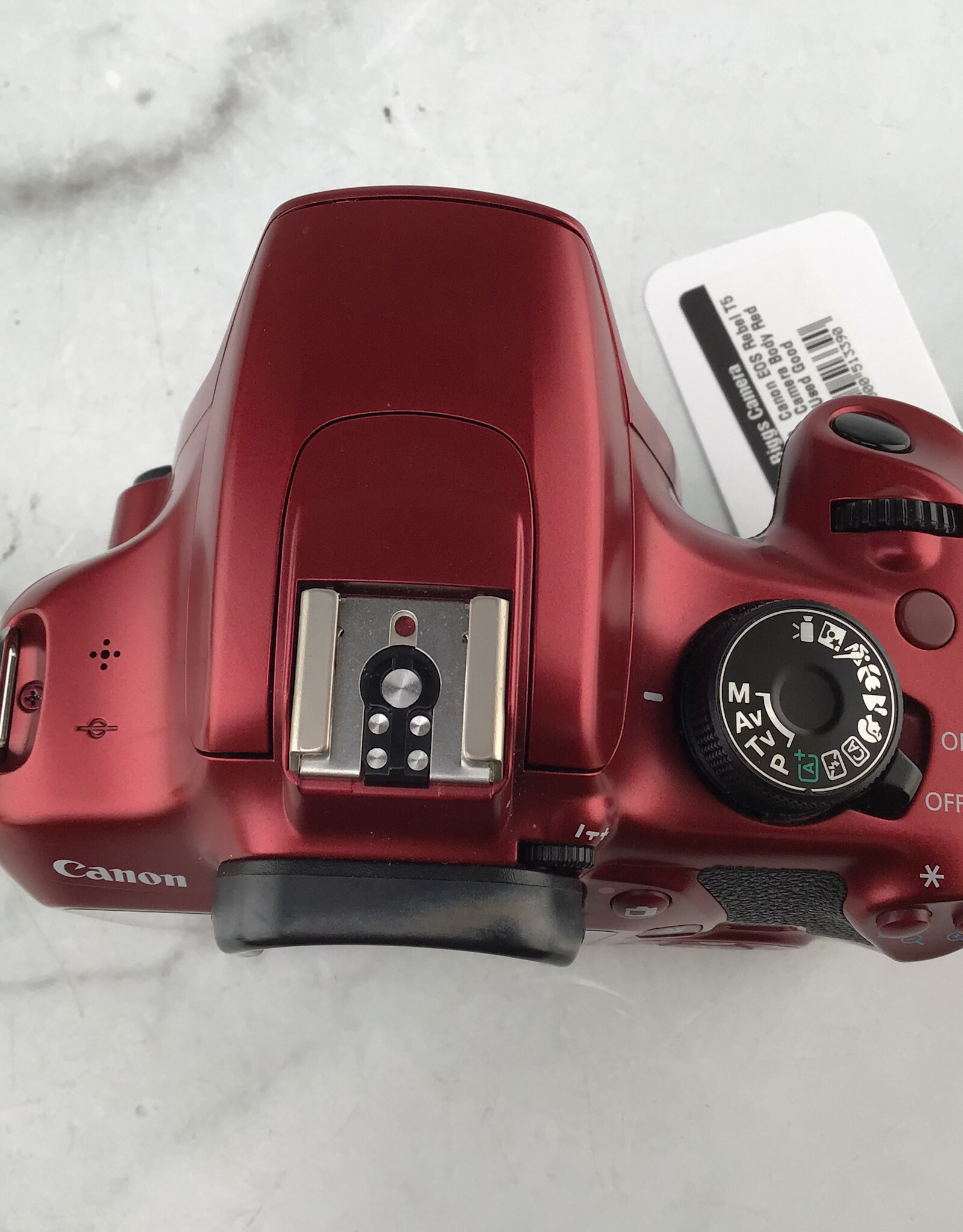 CANON Canon EOS Rebel T5 Camera Body Red Used Good