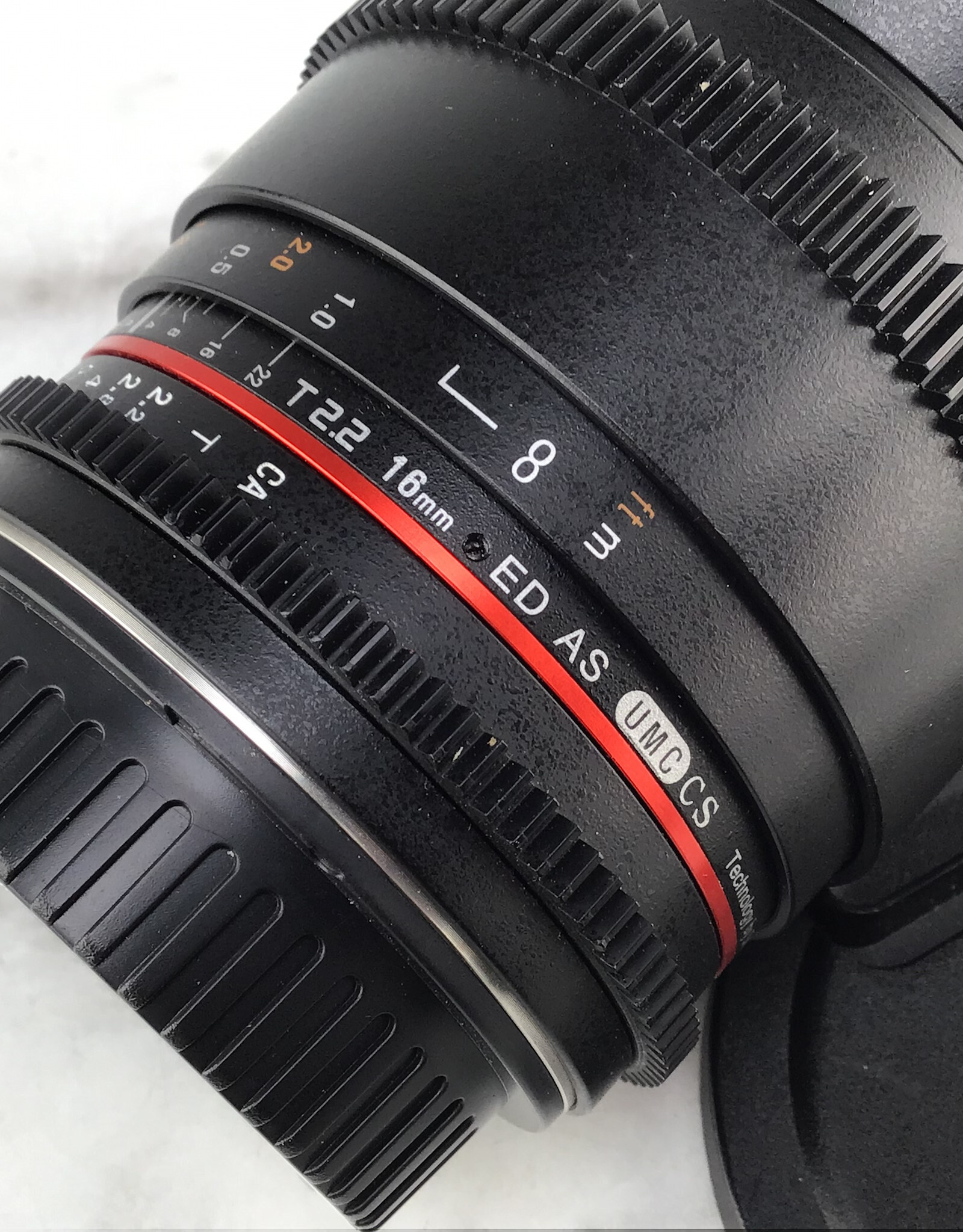 ROKINON Rokinon ED AS UMC CS 16mm T2.2 for Canon EF Used Good