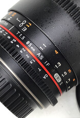 ROKINON Rokinon AS UMC II 85mm T1.5 Cinema Lens for Canon EF Used Good