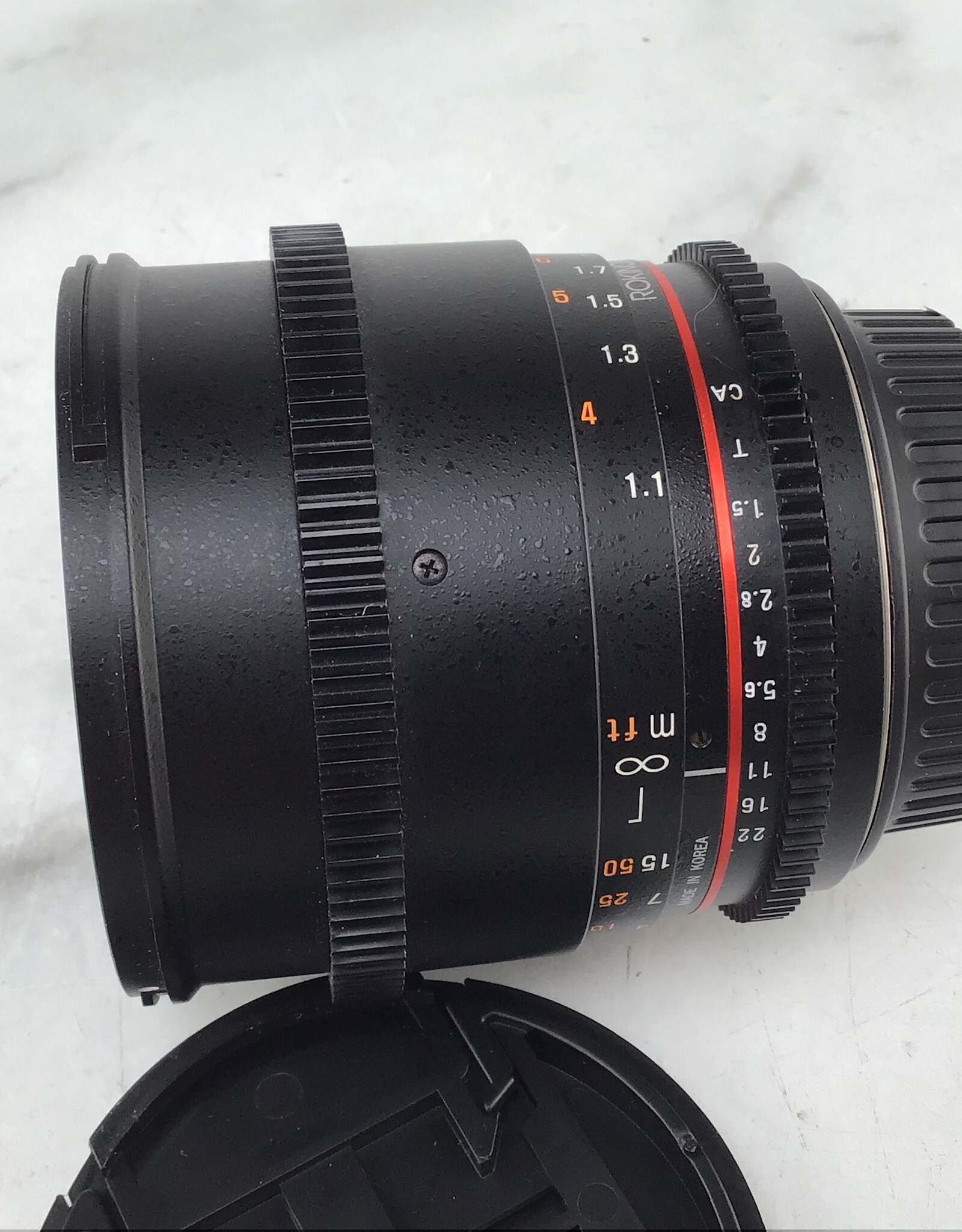 ROKINON Rokinon AS UMC II 85mm T1.5 Cinema Lens for Canon EF Used Good