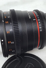 ROKINON Rokinon 50mm T1.5 Cinema Lens for Canon EF Used Good