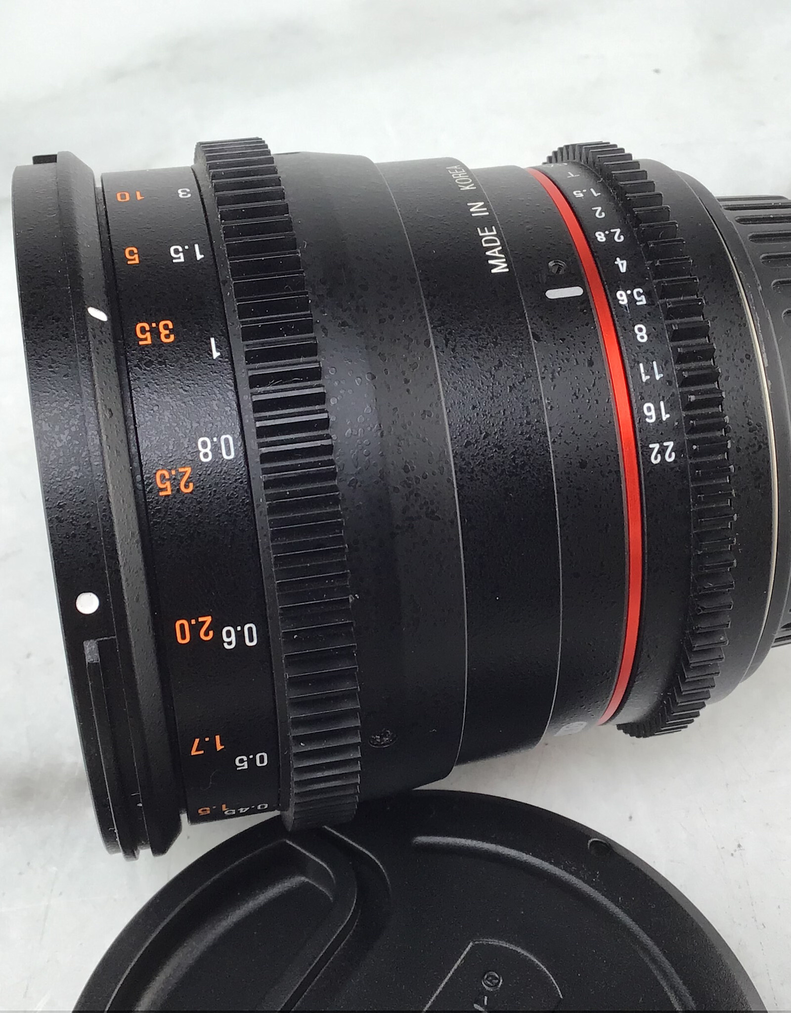 ROKINON Rokinon 50mm T1.5 Cinema Lens for Canon EF Used Good