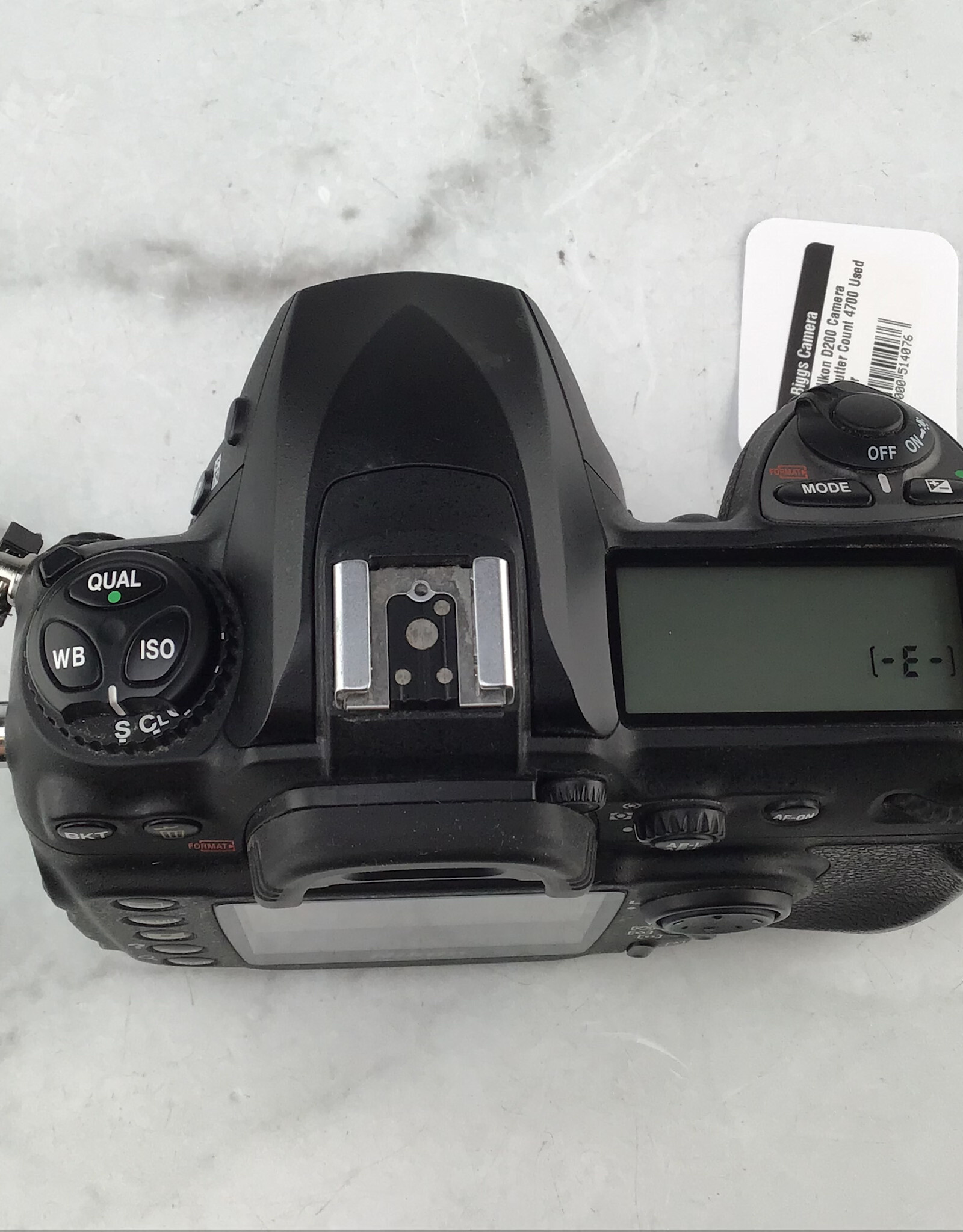 NIKON Nikon D200 Camera Shutter Count 4700 Used Fair