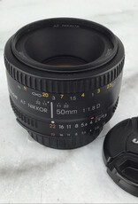 NIKON Nikon AF Nikkor 50mm f1.8 D Lens Used Good