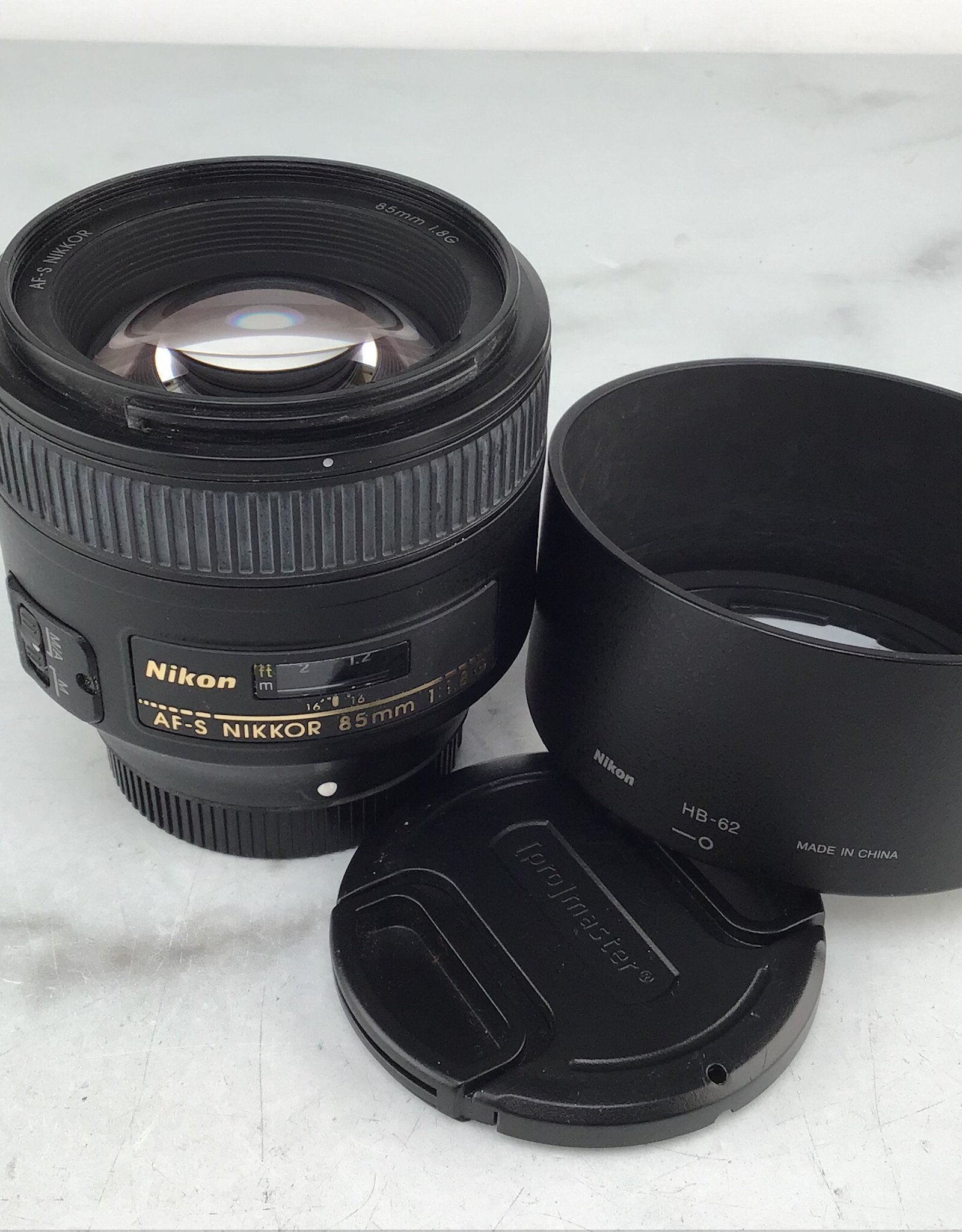 NIKON Nikon AF-S Nikkor 85mm f1.8 G Lens Used Good