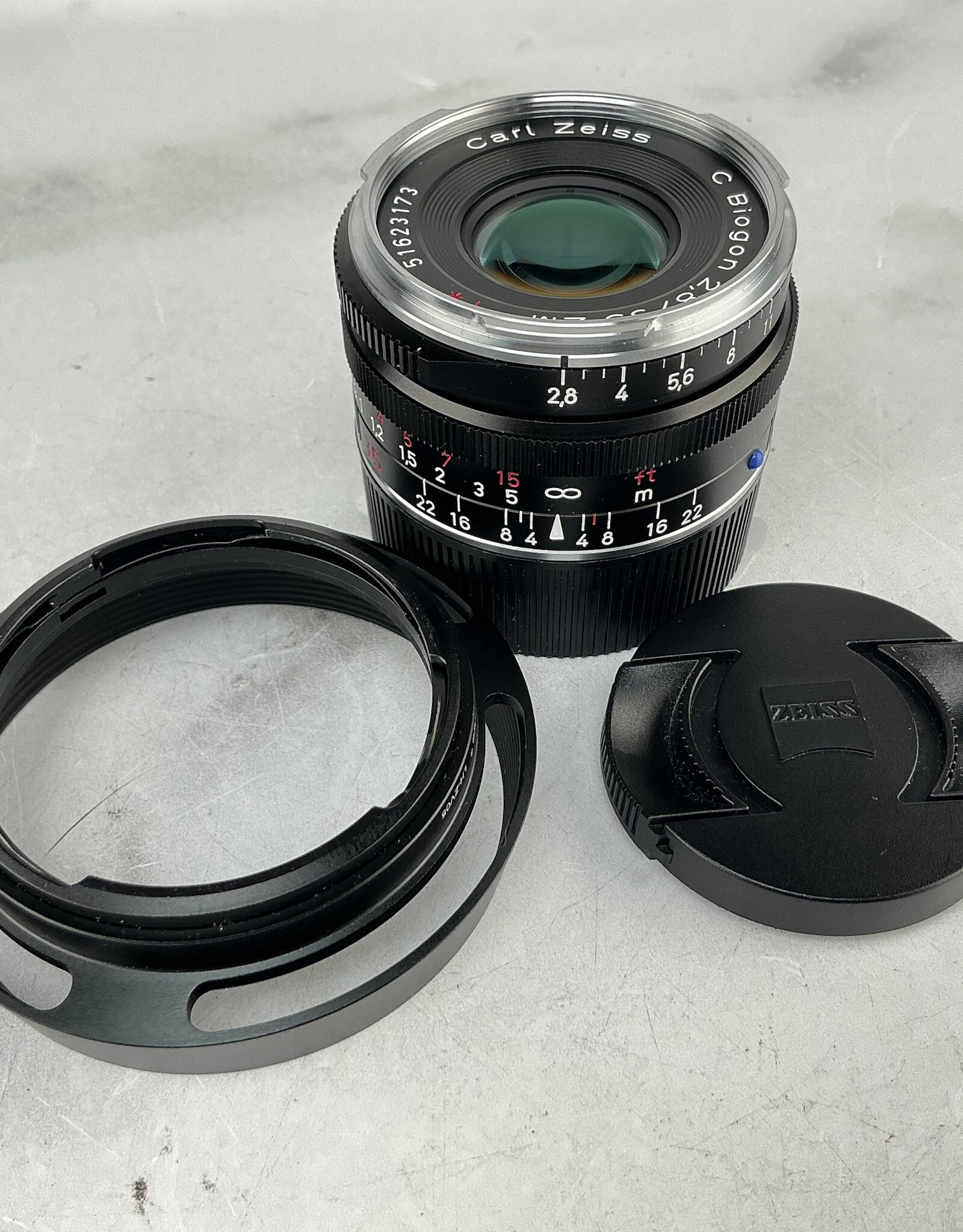 Leica Zeiss C Biogon 35mm f2.8 ZM Lens for Leica M Used Good